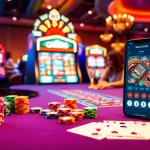 Exciting BK8 casino gameplay featuring vibrant tables, chips, and seamless mobile app experience.