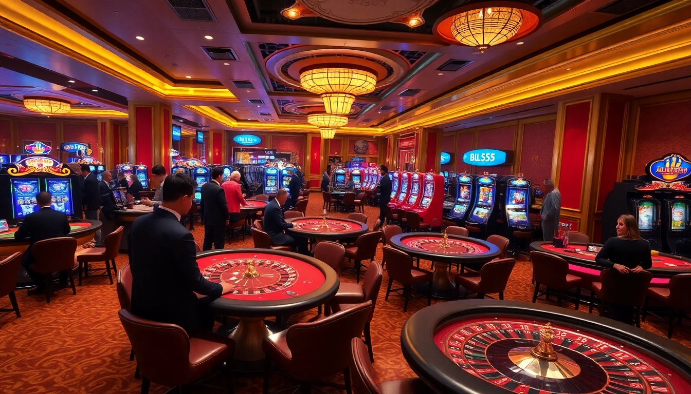 Experience high-stakes gaming action at BL555, featuring glamorous casino tables and exciting gambling options.