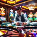 Experience high stakes at KUWIN's professional gaming tables featuring lively casino action.