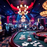 Play exciting games at https://tr88.work/, featuring vibrant slot machines and a lively poker table.