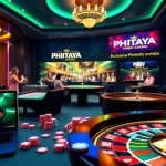 Players engaging with PHTAYA's online gaming platform featuring exclusive promotions and vibrant casino elements.