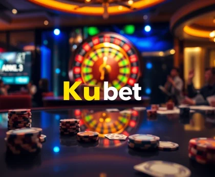 Experience the thrill of Ku bet with vibrant casino scenes and winning moments.