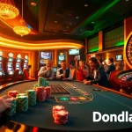 Players strategizing at a vibrant poker table, revealing Daftar Modal138 insights in an elegant casino