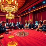 Engage with the hidden wiki as vibrant casino players strategize around a polished poker table.