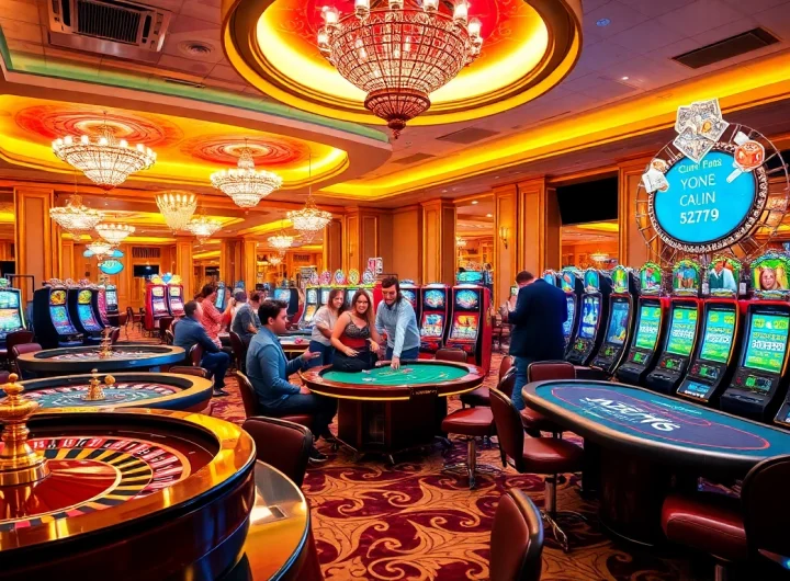 Experience the excitement of 5Z7779 com with thrilling gambling action at a luxurious casino.