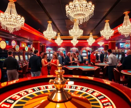 Experience the dynamic excitement of VZ99 with lively casino gaming action and vibrant atmospheres.