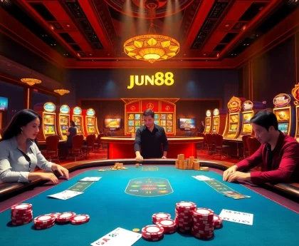 Experience the thrill of winning at jun88 con with a vibrant online casino atmosphere.