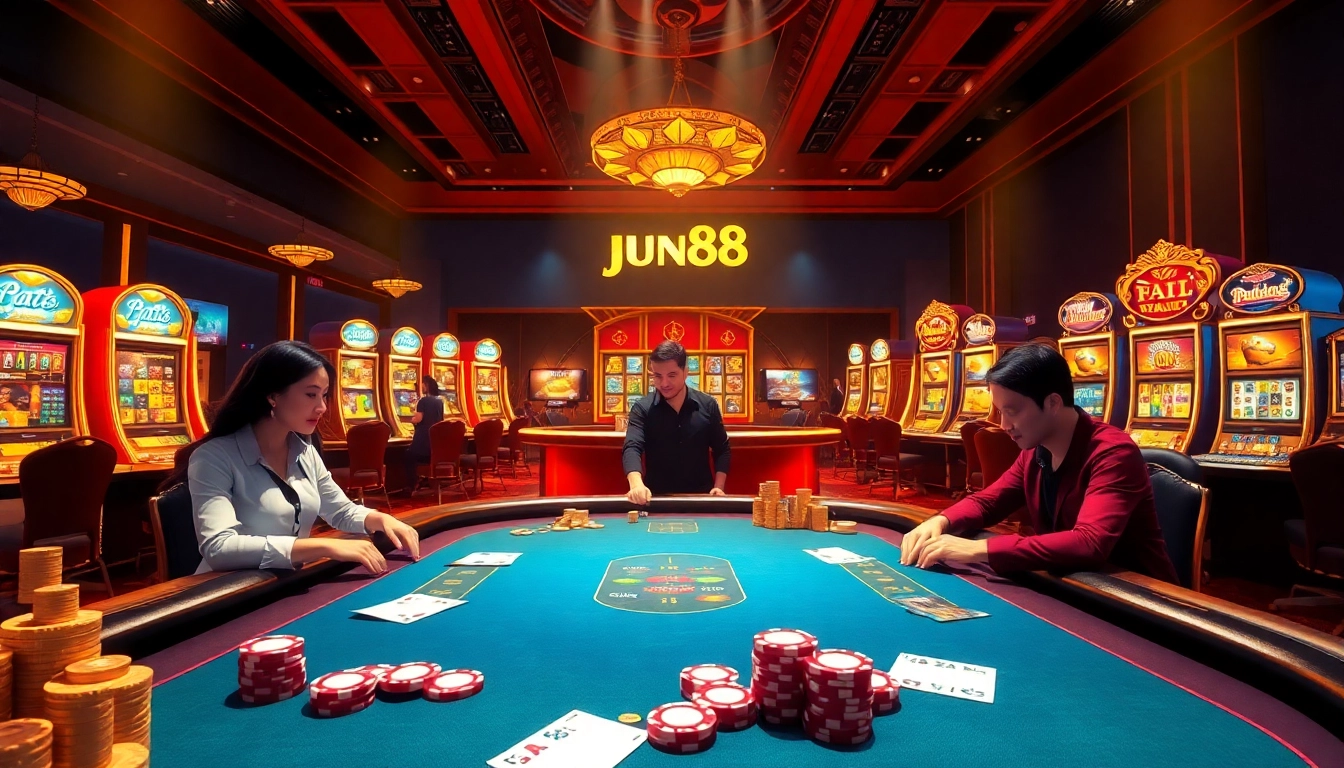 Experience the thrill of winning at jun88 con with a vibrant online casino atmosphere.