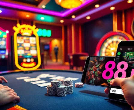 Players enjoying a high-stakes game at the casino as the 88i app enhances their betting experience.