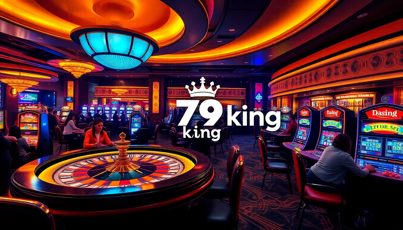Engaged players strategizing at the 79 king roulette table in a luxurious casino atmosphere.