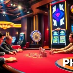 Players engaged in thrilling games at PH222 casino, highlighting excitement and high stakes.