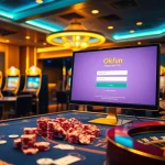 Login to okfun for thrilling online gaming experiences with exciting casino visuals.