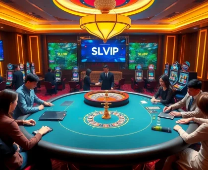 Experience thrilling gameplay and exclusive promotions at slvip1.com.ph, featuring a vibrant casino atmosphere.