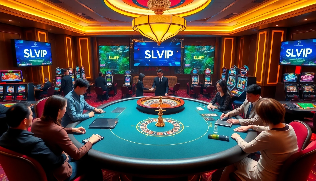 Experience thrilling gameplay and exclusive promotions at slvip1.com.ph, featuring a vibrant casino atmosphere.