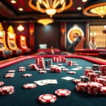 Experience high-stakes gaming at https://www.jl55.one/ with vibrant casino action, poker chips, and roulette excitement.