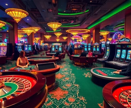 Experience thrilling gameplay at https://789win.gg/ with vibrant casino tables and engaged players.