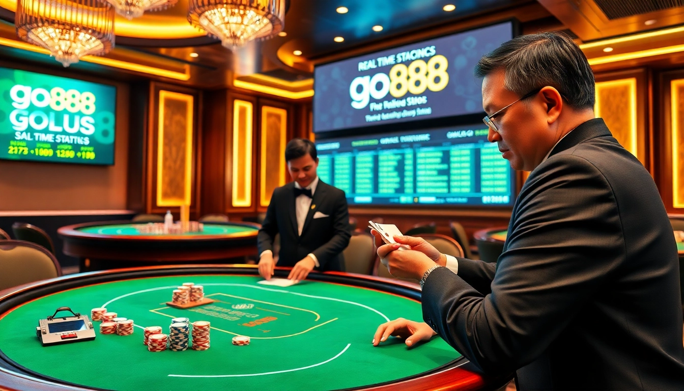 Experience thrilling poker action at go88 with professional dealers and vibrant surroundings.