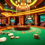 Experience the excitement of GO88's online gaming with dynamic poker and casino visuals.