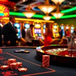 Experience thrilling gameplay at ok 8386 with vibrant casino tables and engaging players.