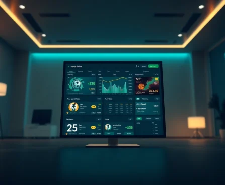 현대적 환경에서 실시간 스포츠 베팅 옵션을 제공하는 토토사이트의 인터페이스.