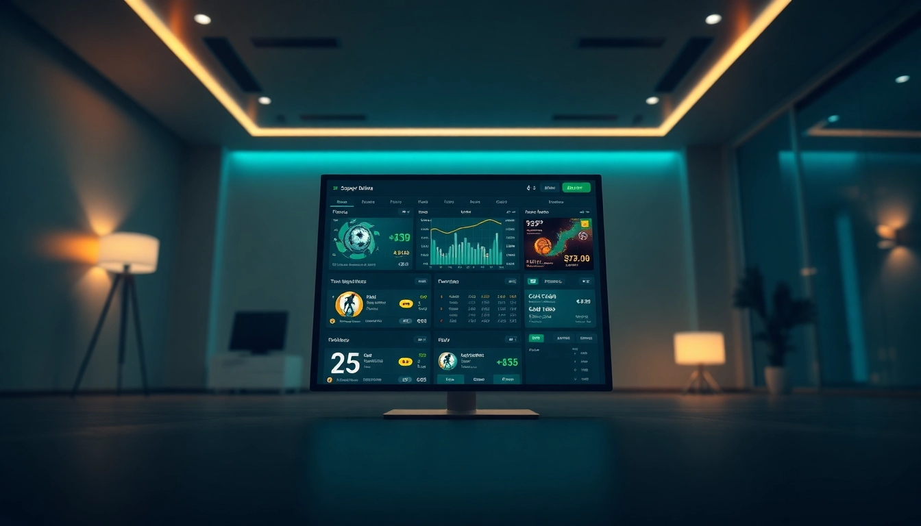 현대적 환경에서 실시간 스포츠 베팅 옵션을 제공하는 토토사이트의 인터페이스.