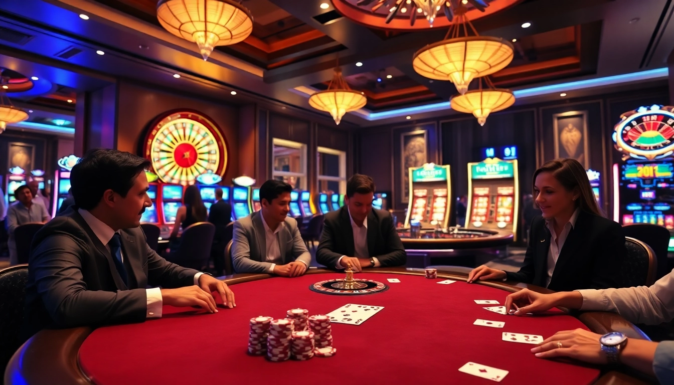 Experience the thrill of gambling at 8KBET with vibrant casino games and luxury settings.