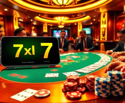 Experience thrilling poker action with 7xl app enhancing your gaming adventures.