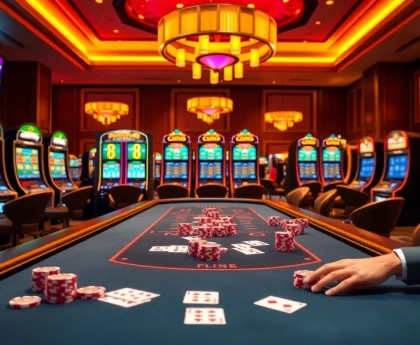 Experience thrilling moments at 8s casino with engaging games and vibrant gambling atmosphere.