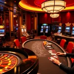 Experience the excitement of gambling at the TOP CLUB casino featuring roulette and poker.