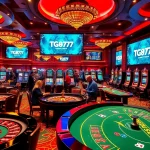 Experience the excitement of TG777 with players enjoying luxury casino games.