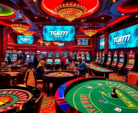 Experience the excitement of TG777 with players enjoying luxury casino games.