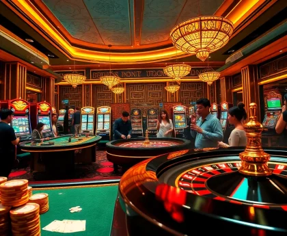 Engage with thrilling gambling action at 789win's luxurious casino tables and vibrant games.