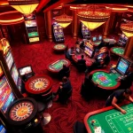 Siu88 players enjoy thrilling casino excitement with vibrant slot machines and poker tables.