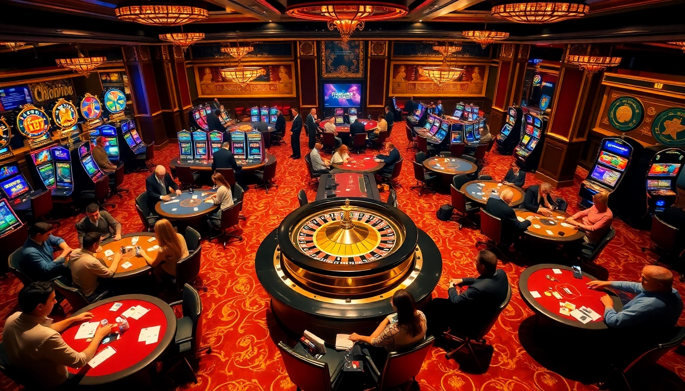 Experience thrilling gambling action at fun79 with vibrant casino games and festive atmospheres.