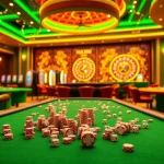 Experience electrifying gameplay at 11win with casino tables and vibrant slot machines.