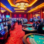 Players enjoy casino excitement with Man88 while engaging at vibrant gaming tables.