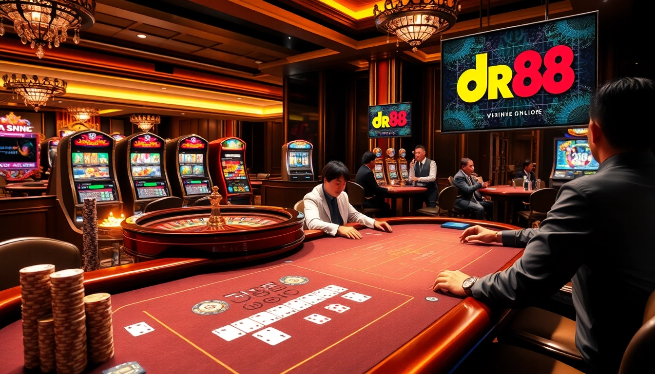 Experience the thrill of casino gaming at nhà cái dr88 with engaging games and luxurious atmosphere.