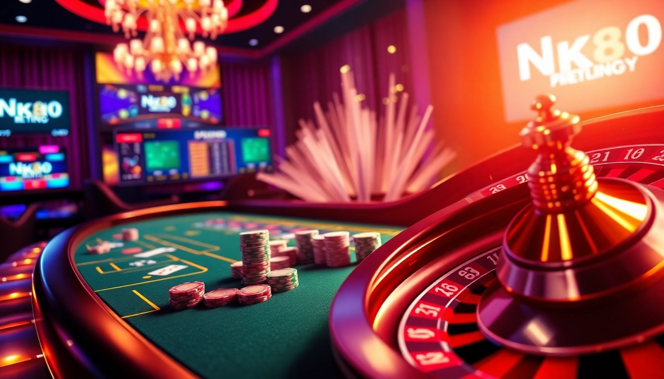 Experience the thrill of gambling at NK88 with dynamic tables and high-stakes action.