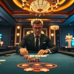 에볼루션 바카라 테이블에서 화려한 카드를 플레이하는 장면