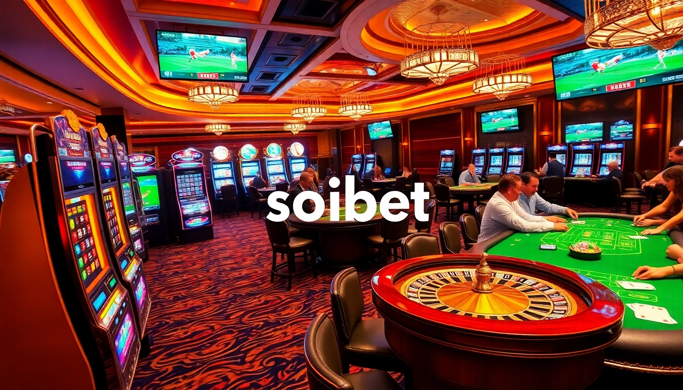 Experience thrilling gambling action at SOIBET with engaging casino games and live sports betting.