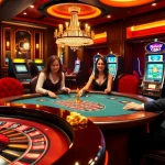 Nohu90 players enjoying a thrilling casino experience at a stylish poker table.