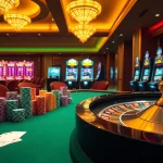 Experience the thrill of winning at SLVIP, featuring vibrant casino tables and engaging online interfaces.