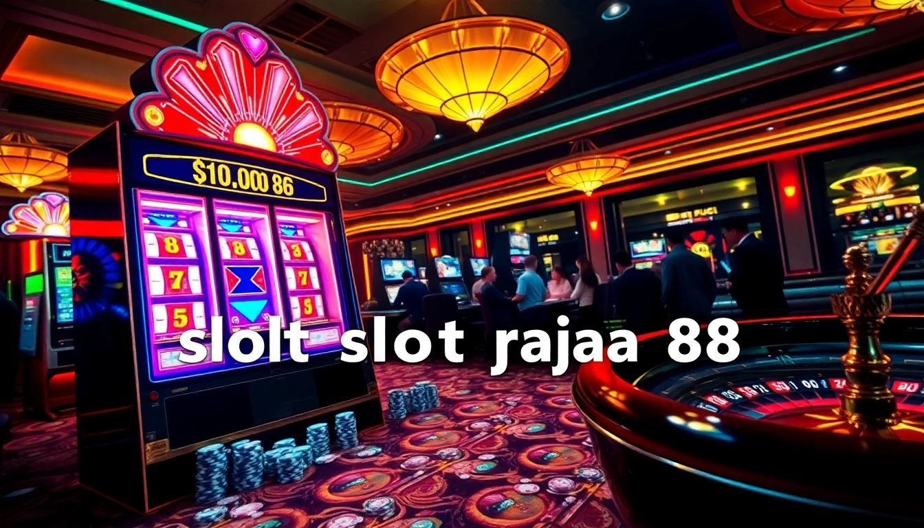 Experience the thrill of winning with slot api raja 88 at a luxurious casino.