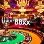 Experience the thrill of a high-stakes casino with 88xx betting insights and roulette action.
