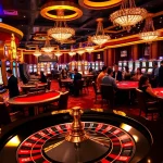 MM88 players enjoying a thrilling casino experience at luxurious gaming tables with vibrant slot machines.