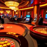 Experience the excitement of Bl555 as players engage in thrilling casino games with vibrant tables and dynamic ambiance.