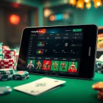 Play Gopay88 Daftar with vibrant casino elements and online gambling excitement.