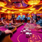 Experience thrilling gameplay at https://taixiumd5.world showcasing an exciting Tài Xỉu MD5 game in a luxurious casino environment.