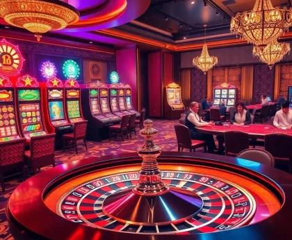 Players engaging in thrilling games at a casino with a focus on winning strategies at https://mk8.ac/