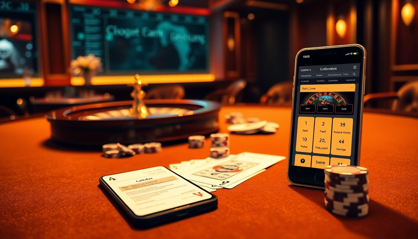 Experience excitement at https://mk8th.net/ with a luxurious casino scene featuring betting tables and poker chips.